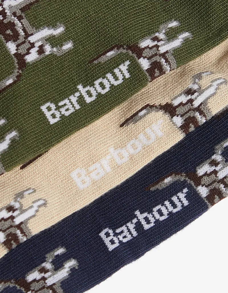 Barbour Pointer Dog Socks Gift Box