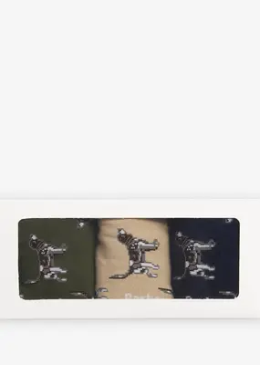 Barbour Pointer Dog Socks Gift Box