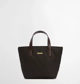 Barbour Mini Quilted Tote / Olive