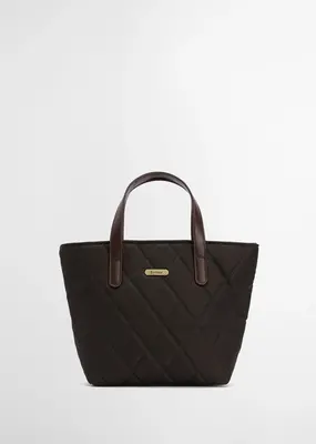 Barbour Mini Quilted Tote / Olive