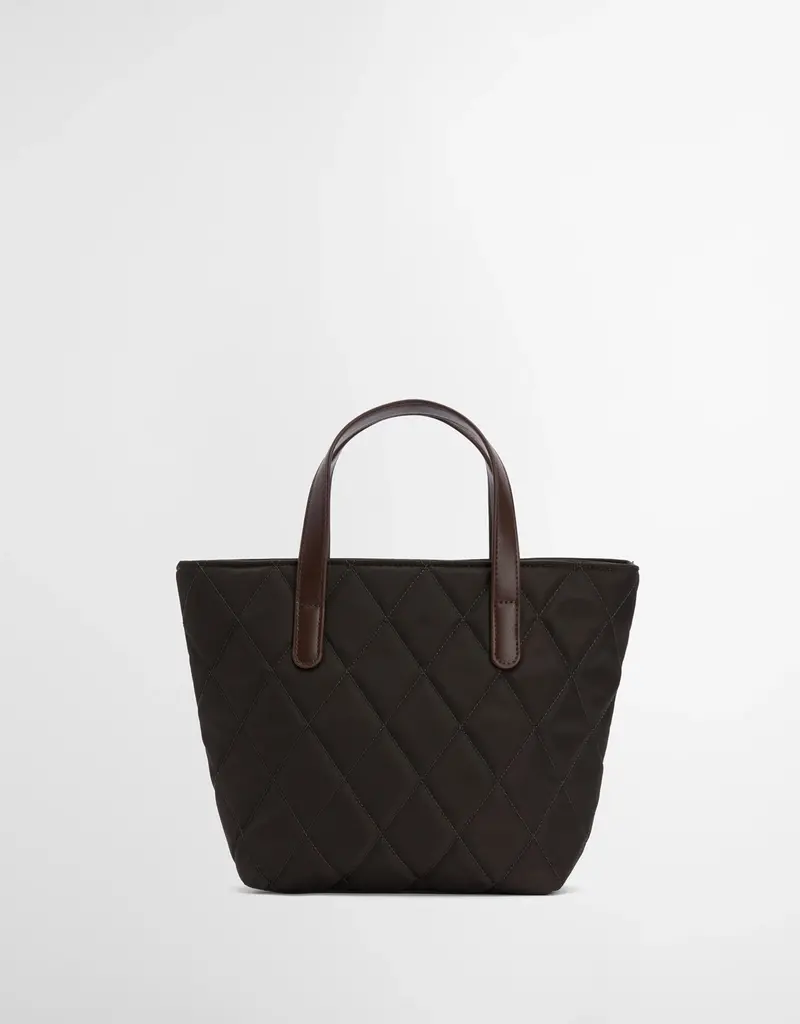 Barbour Mini Quilted Tote / Olive