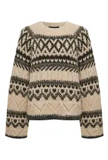 Sanctuary Fairisle Crew Neck Sweater