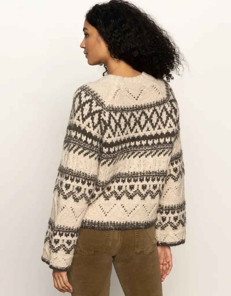Sanctuary Fairisle Crew Neck Sweater