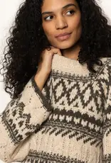 Sanctuary Fairisle Crew Neck Sweater