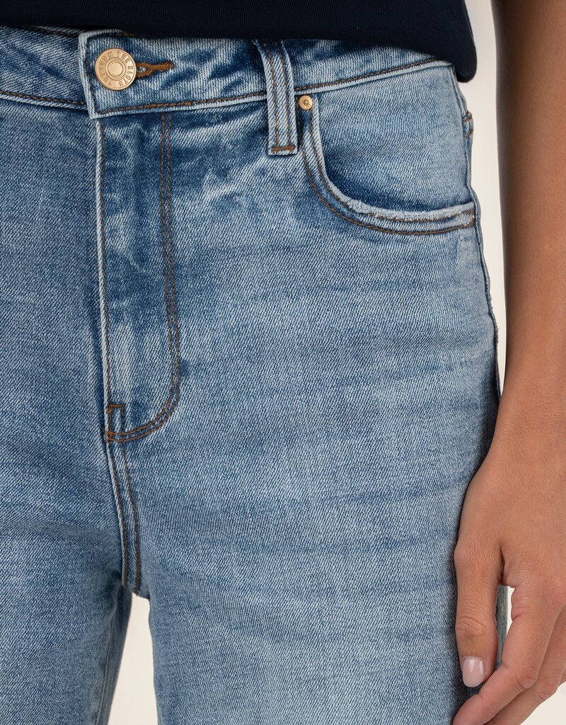 Kut from the Kloth Sienna High Rise Straight Leg Roll Up 5"