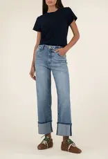 Kut from the Kloth Sienna High Rise Straight Leg Roll Up 5"