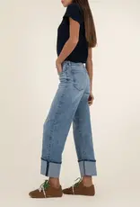 Kut from the Kloth Sienna High Rise Straight Leg Roll Up 5"