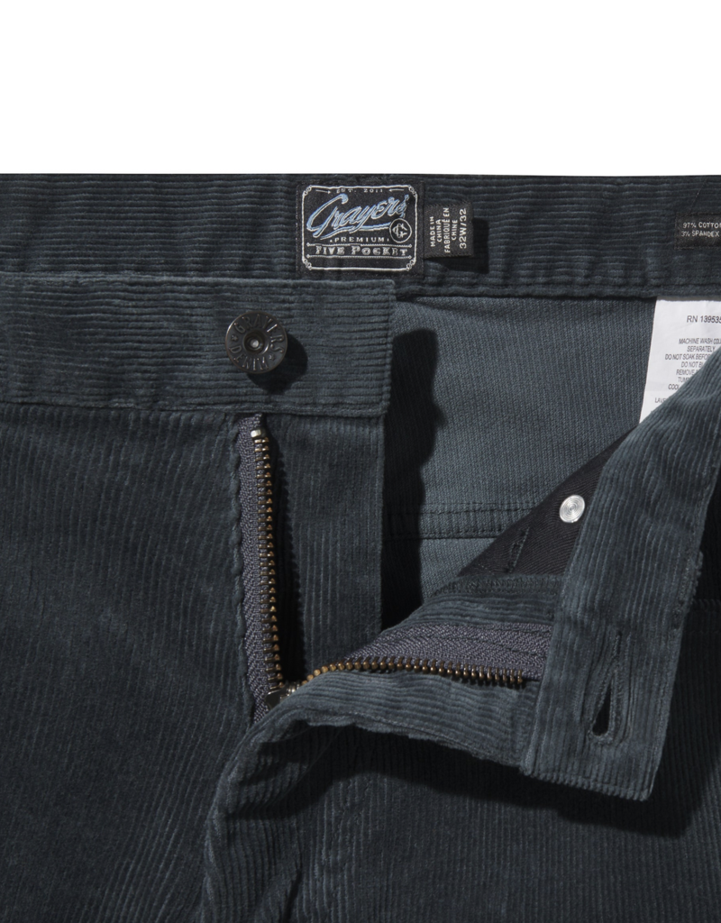 Grayers Burlington Corduroy 5 Pocket Pant