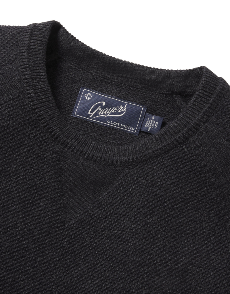 Grayers Ernest Cotton Cashmere Crew