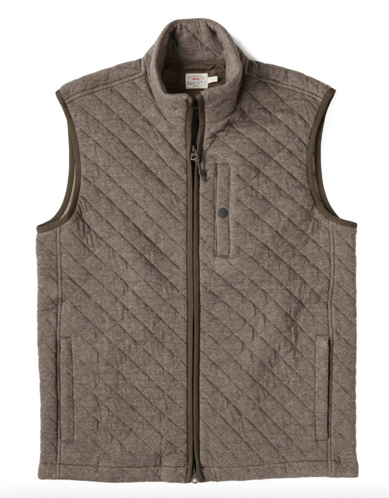 Faherty Epic Quilted Fleece Vest