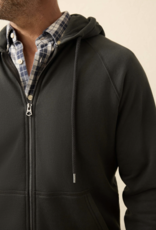 Faherty High Standard Fleece Zip Hoodie