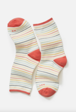 Marine Layer Hi-Ankle Crew Sock Multi Stripe