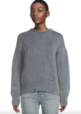 Faherty Sunwashed Cotton Roll Neck Sweater