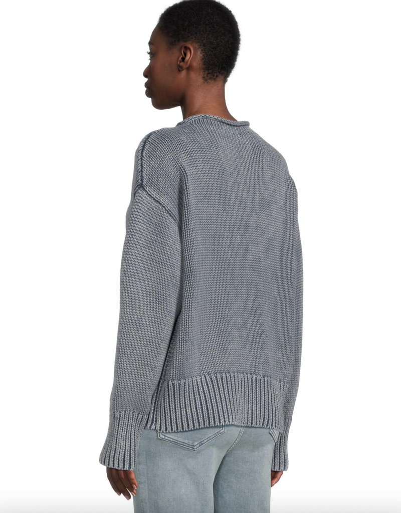 Faherty Sunwashed Cotton Roll Neck Sweater