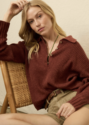 Faherty Miramar Linen Relaxed Polo