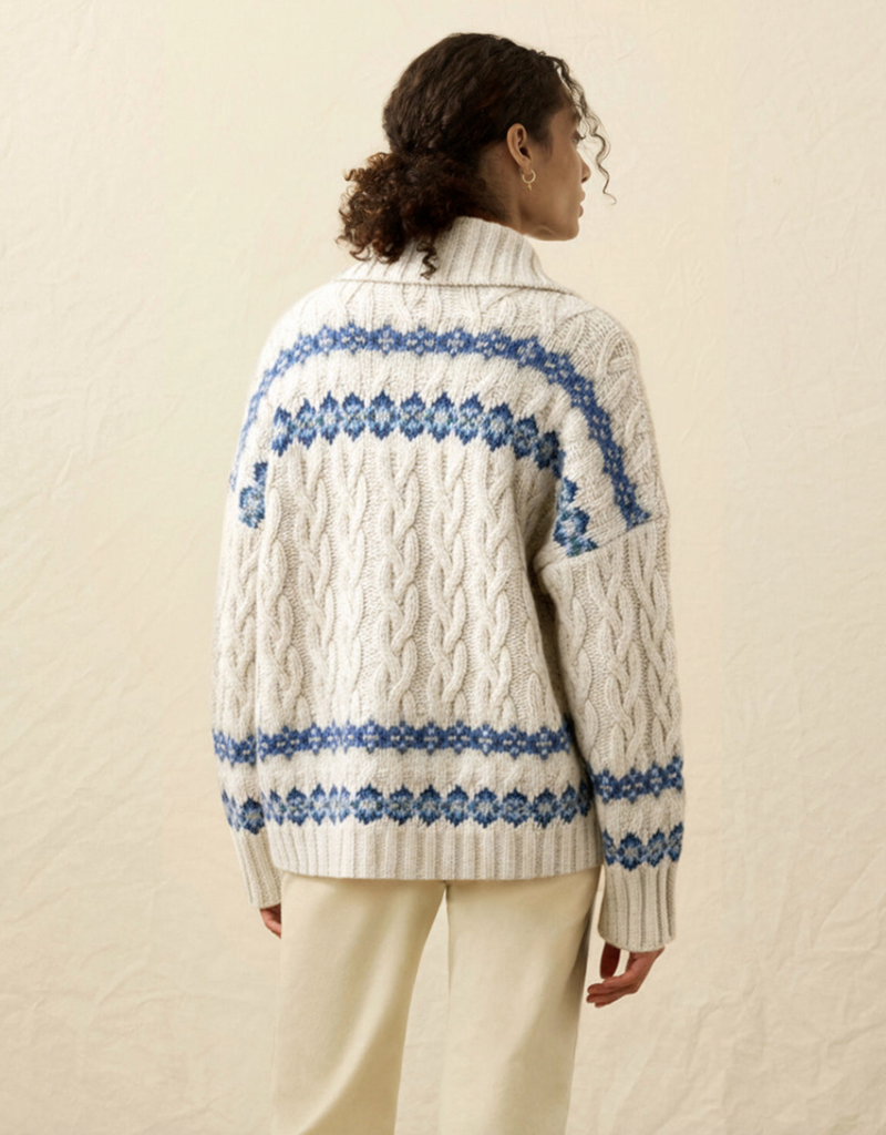 Faherty Highland Fairisle Cardigan