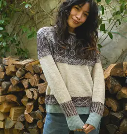 Sundry Clothing Reverse Jacquard Pullover Sweater