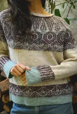 Sundry Clothing Reverse Jacquard Pullover Sweater