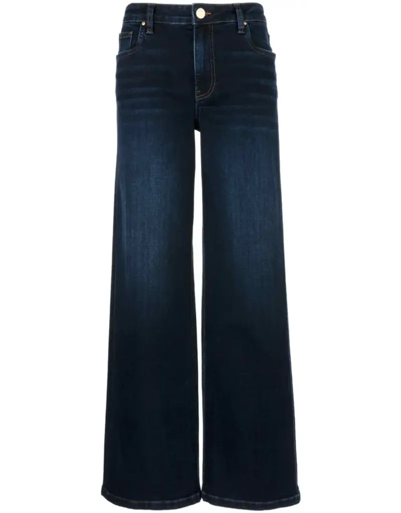 Kut from the Kloth Jean High Rise Wide Leg Clean Hem