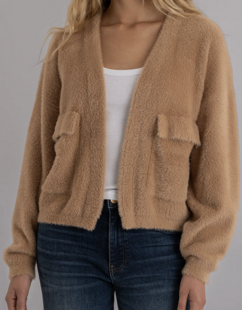 Kut from the Kloth Jana LS Cardigan w/ Pockets