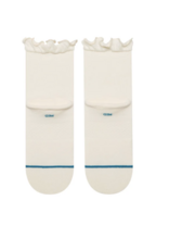 Stance Ruffle Icon Quarter Ivory M