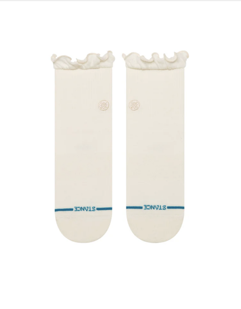 Stance Ruffle Icon Quarter Ivory M