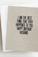 Skel & Co Best Thing Husband Funny Card