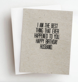 Skel & Co Best Thing Husband Funny Card