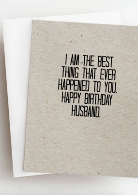 Skel & Co Best Thing Husband Funny Card