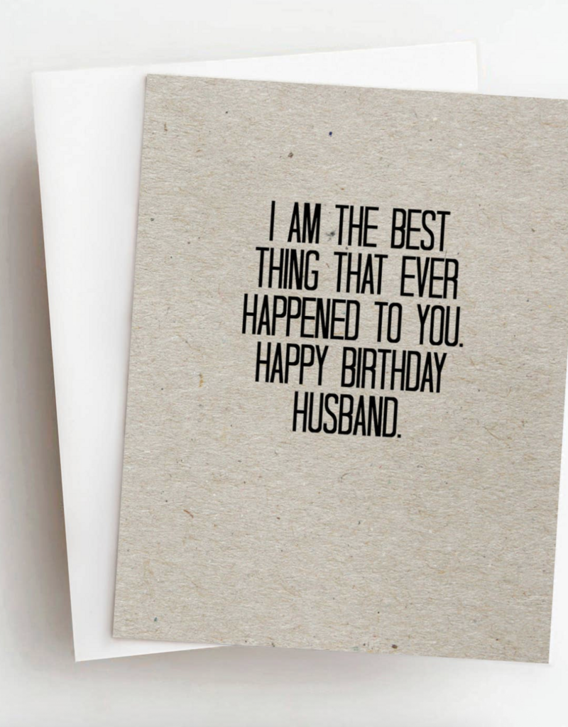 Skel & Co Best Thing Husband Funny Card