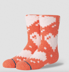 Stance Kids Digi Heart Crew Coral