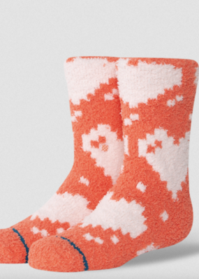 Stance Kids Digi Heart Crew Coral