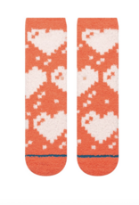 Stance Kids Digi Heart Crew Coral