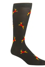 Dapper Classics Black Dashing Deer w/ Red Coat