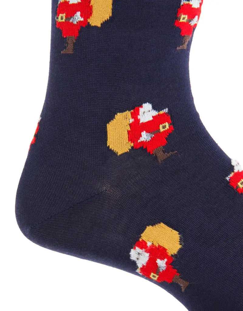 Dapper Classics Classic Navy/ Red Santa Claus