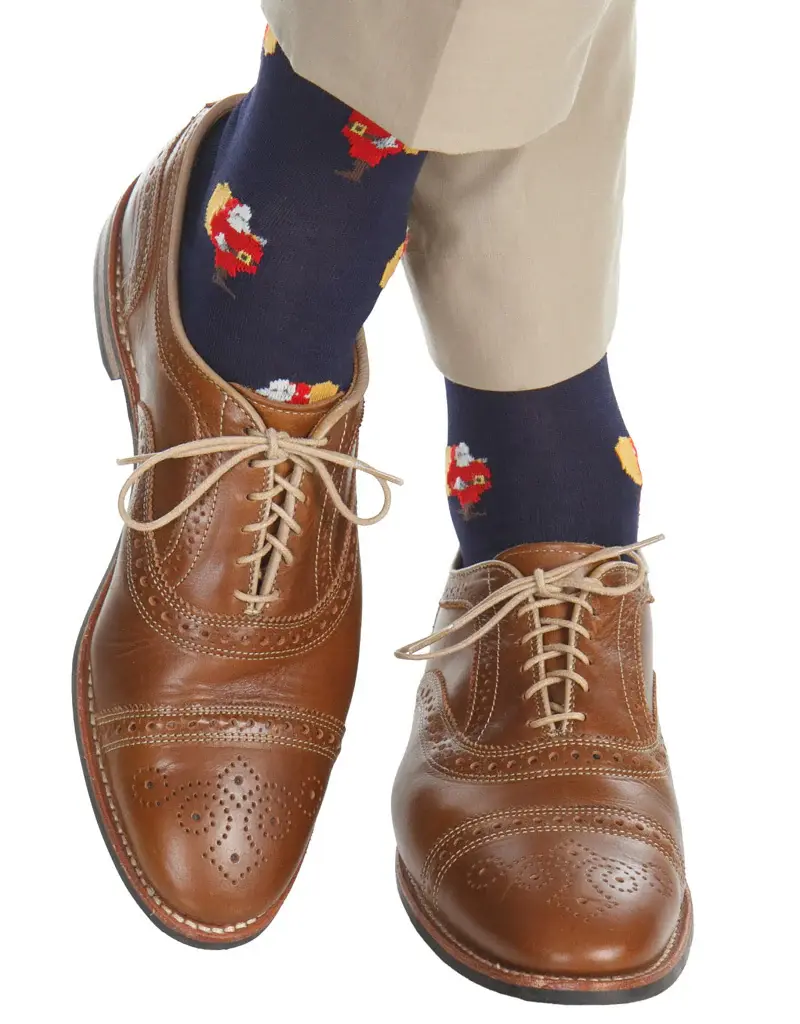 Dapper Classics Classic Navy/ Red Santa Claus