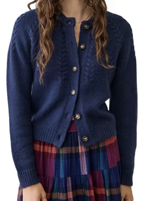 Marine Layer Everly Cable Knit Cardigan