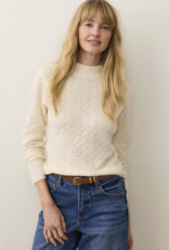 Marine Layer Lucia Pointelle Mock Neck Sweater