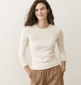Marine Layer LS Lexi Rib Sun-In Crew Tee