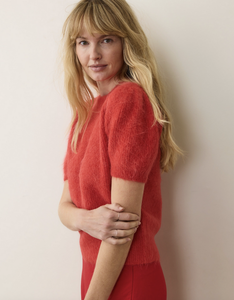 Marine Layer Suri Alpaca Puff Sleeve Sweater