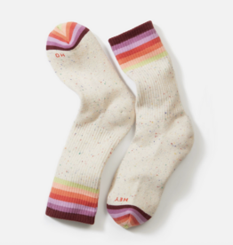 Marine Layer Boot Cut Sock Warm Stripe One Size