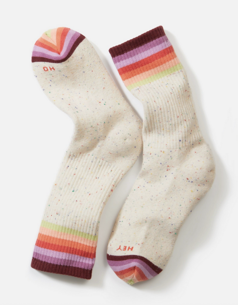 Marine Layer Boot Cut Sock Warm Stripe One Size