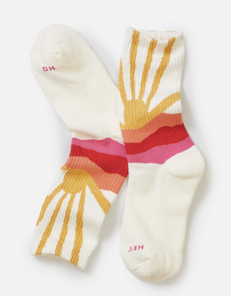 Marine Layer Boot Sock Sunburst One Size