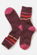 Marine Layer Fuzzy Sock Multi Fig One Size