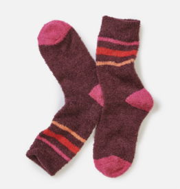 Marine Layer Fuzzy Sock Multi Fig One Size