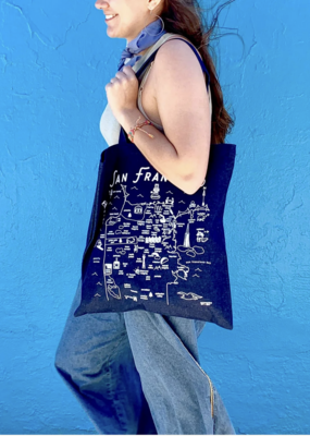 Maptote San Francisco Denim Tote
