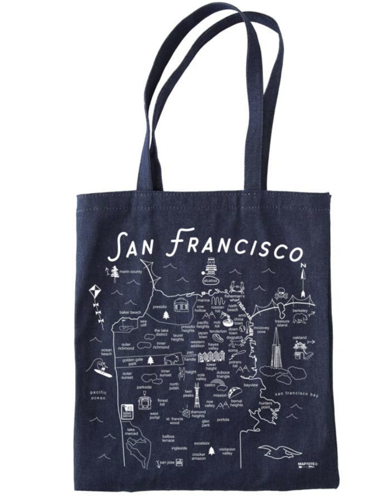 Maptote San Francisco Denim Tote