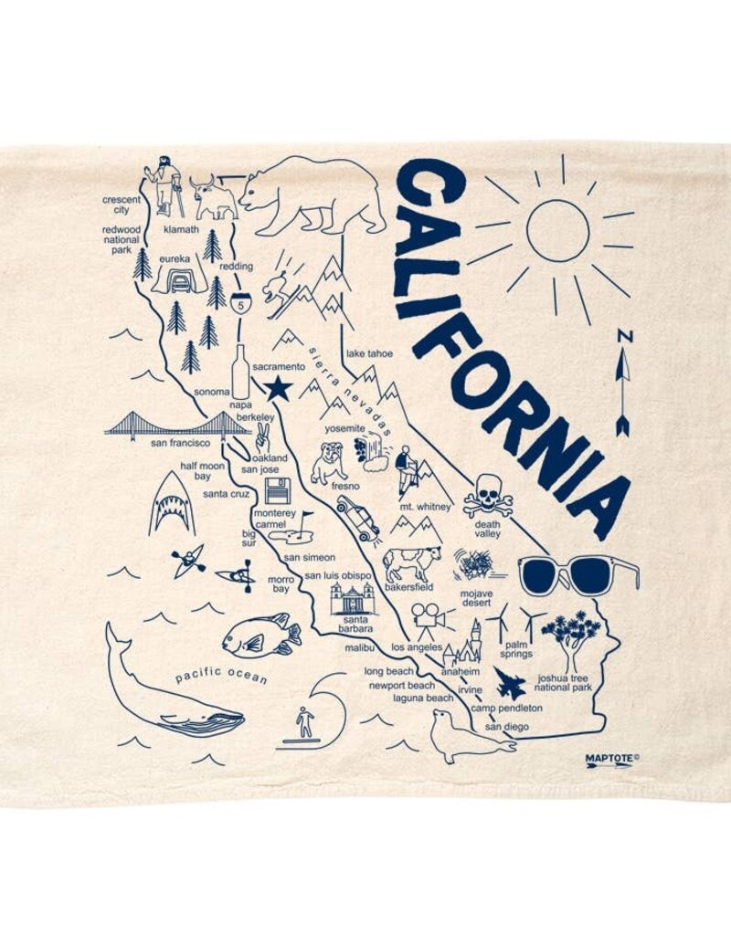 Maptote California Tea Towel