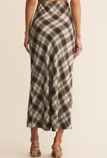 Z Supply Europa Plaid Midi Skirt