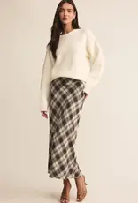 Z Supply Europa Plaid Midi Skirt